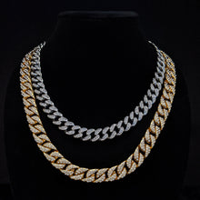 Load image into Gallery viewer, cuban link chain, gold cuban link chain, silver cuban link chain, mens jewelry, diamond cuban link chain